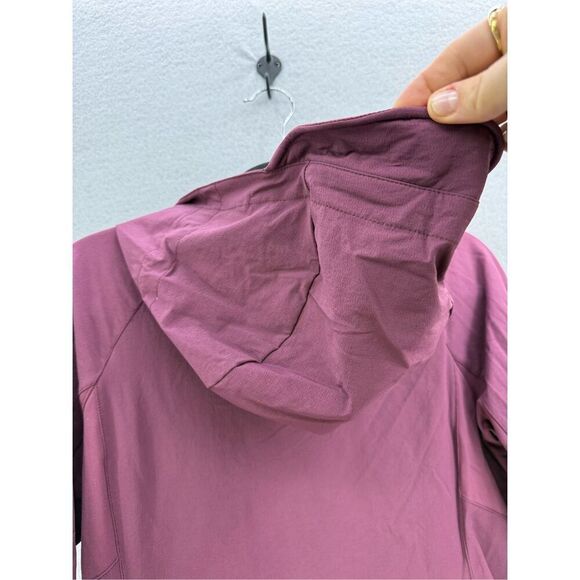 Kuhl Womens Burgundy Half Zip Windbreaker Long Sleeve Rain Jacket Size XS - Picture 7 of 12